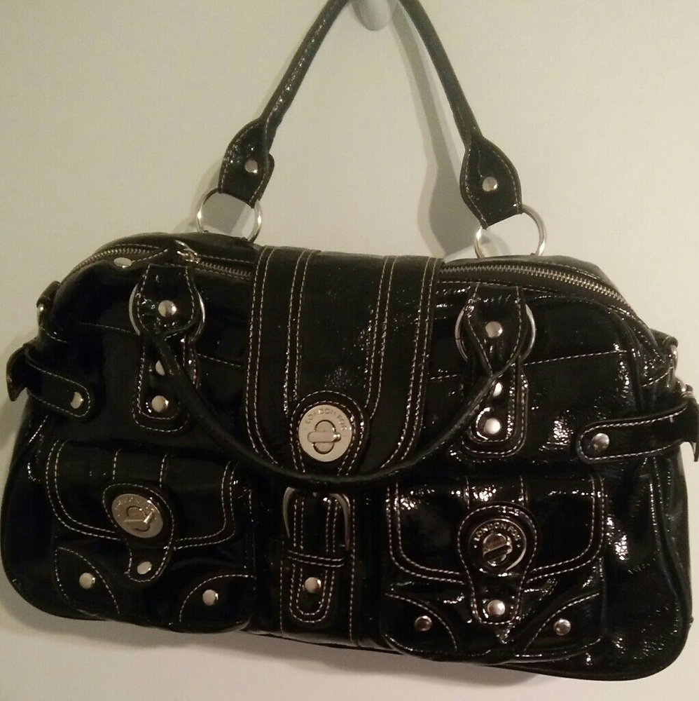 London Fog Patent Leather Satchel